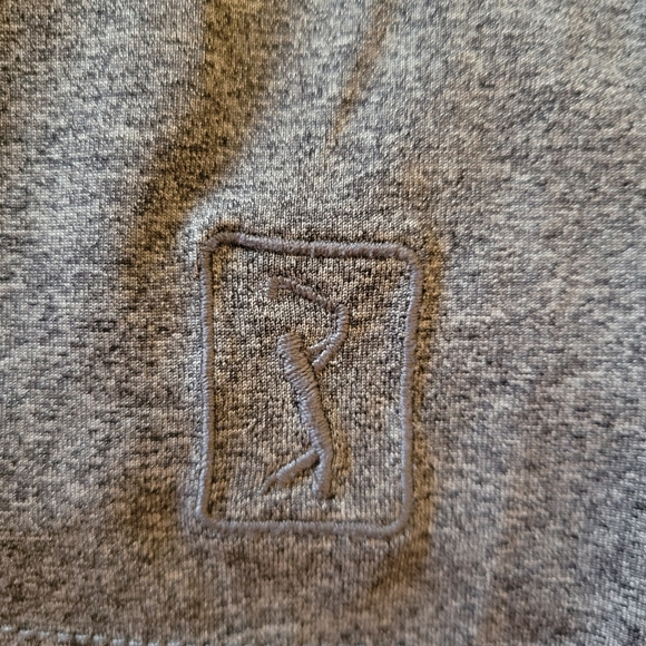 PGA Tour golf men's grey short-sleeved polo shirt size large - Picture 10 of 12